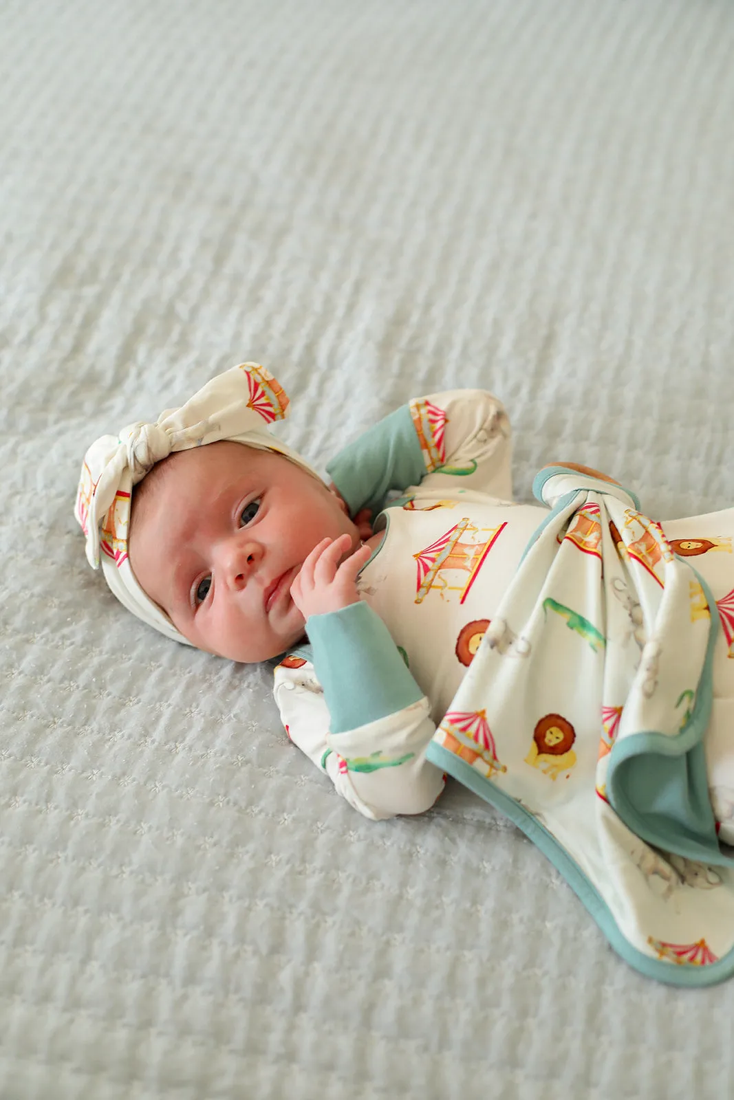 Under The Big Top Bamboo Bow Headband