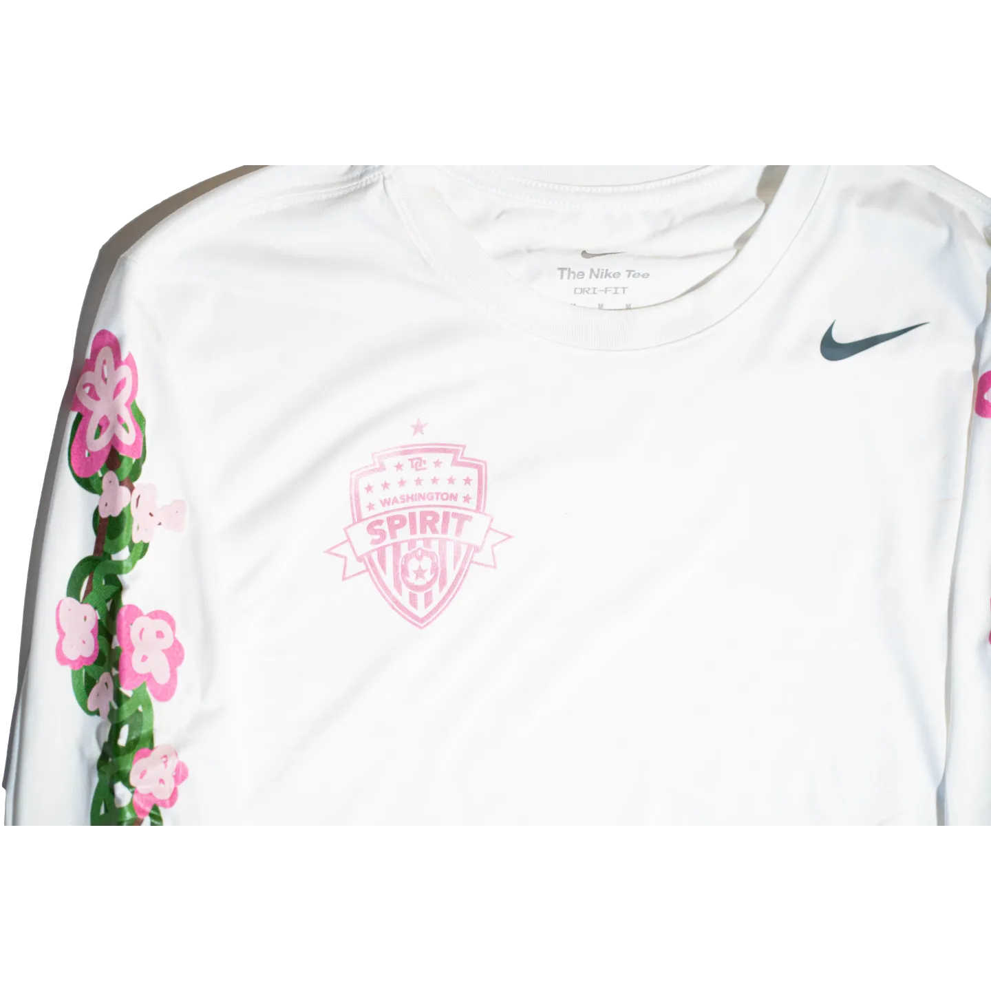 Washington Spirit 2024 Cherry Blossom Nike Legend Long Sleeve Tee - White