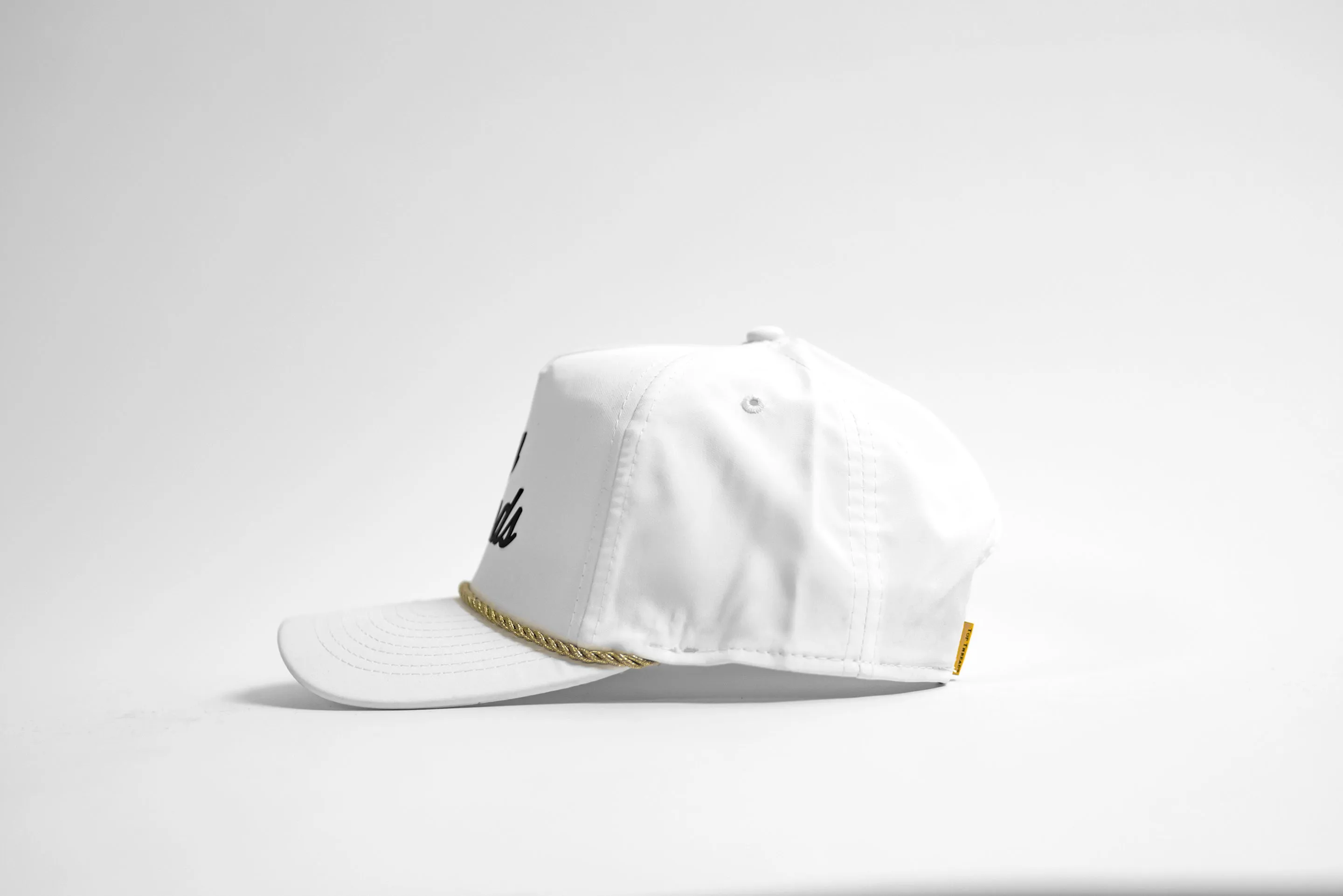 Wedge 5 Panel Cap - White Gold