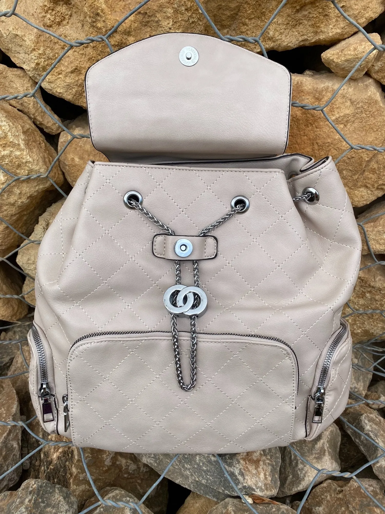 Yellow& Brown Backpack from Spain