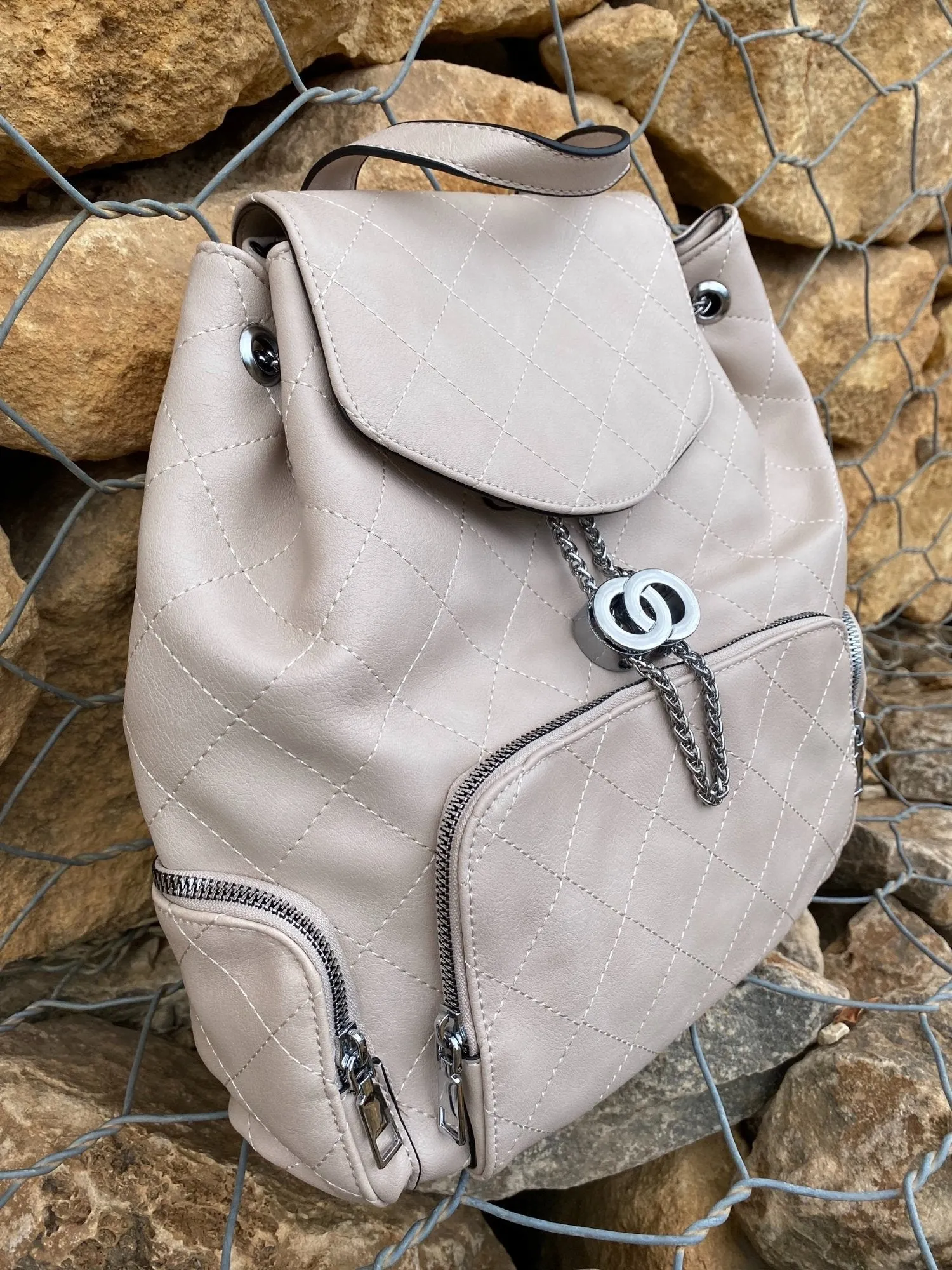 Yellow& Brown Backpack from Spain