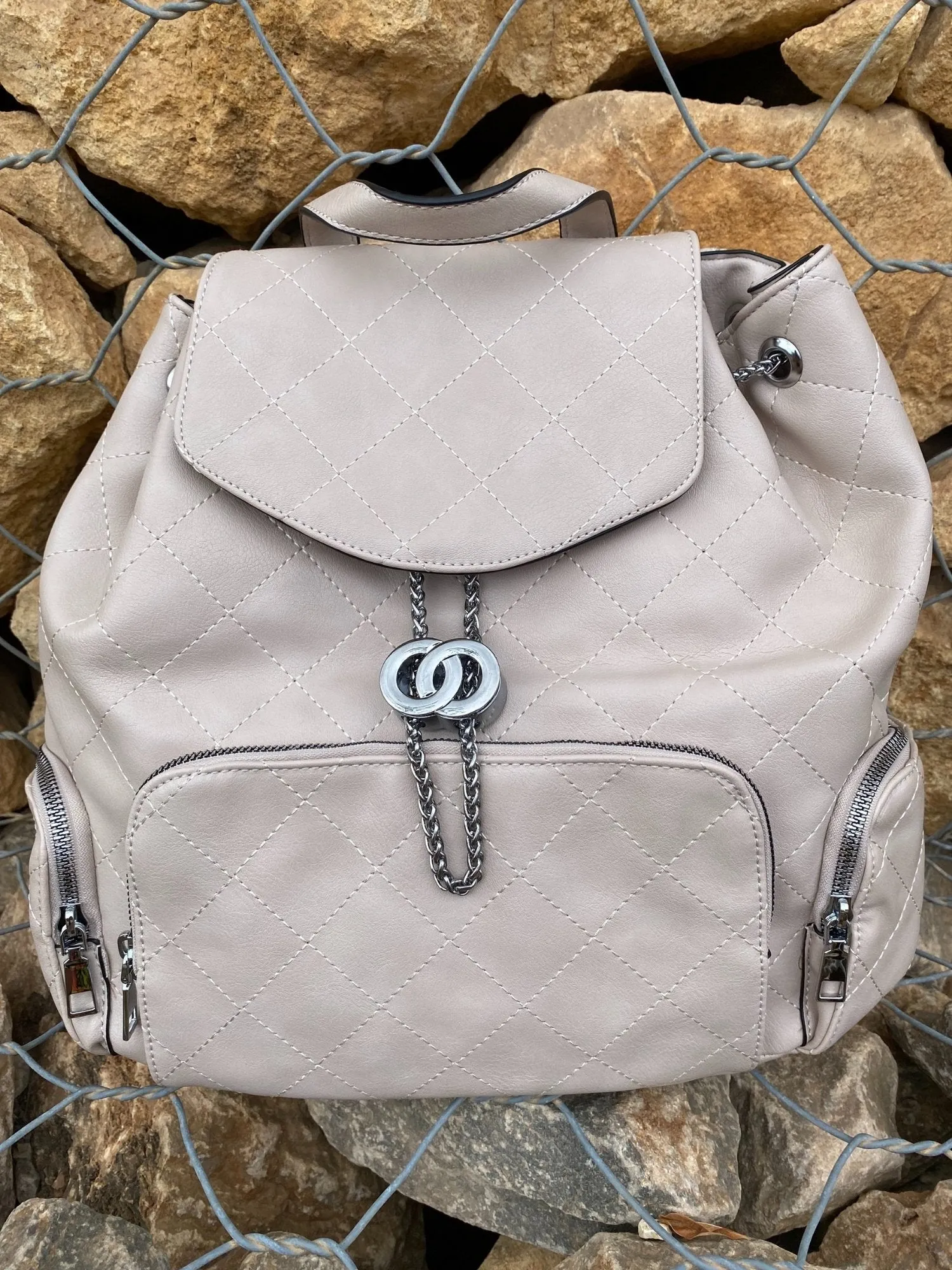 Yellow& Brown Backpack from Spain