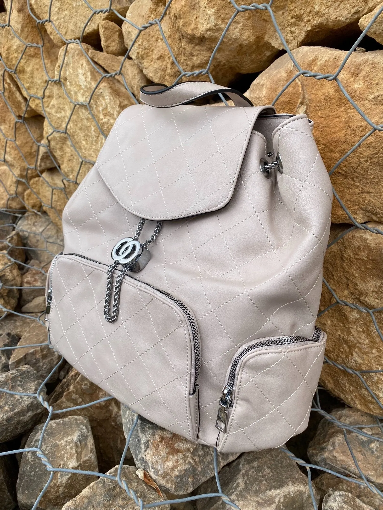 Yellow& Brown Backpack from Spain